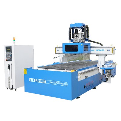 1560x3200x400mm CNC Carving Machine with ATC 9.0KW Italy original HSD spindle for wood