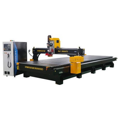 2060 cnc carving machine , 3d wood router with carousel tool changer for plywood board